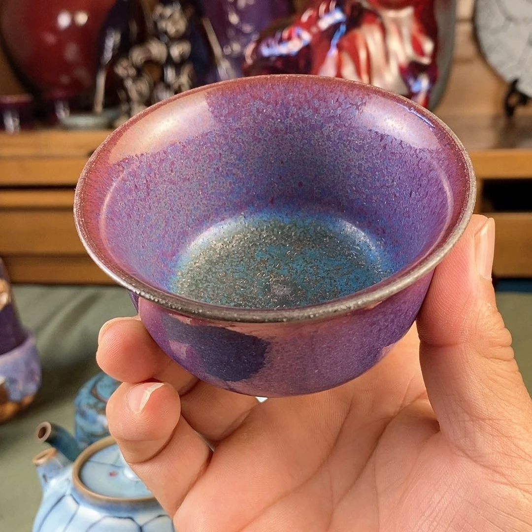 压手杯，鸡窝窑炭烧