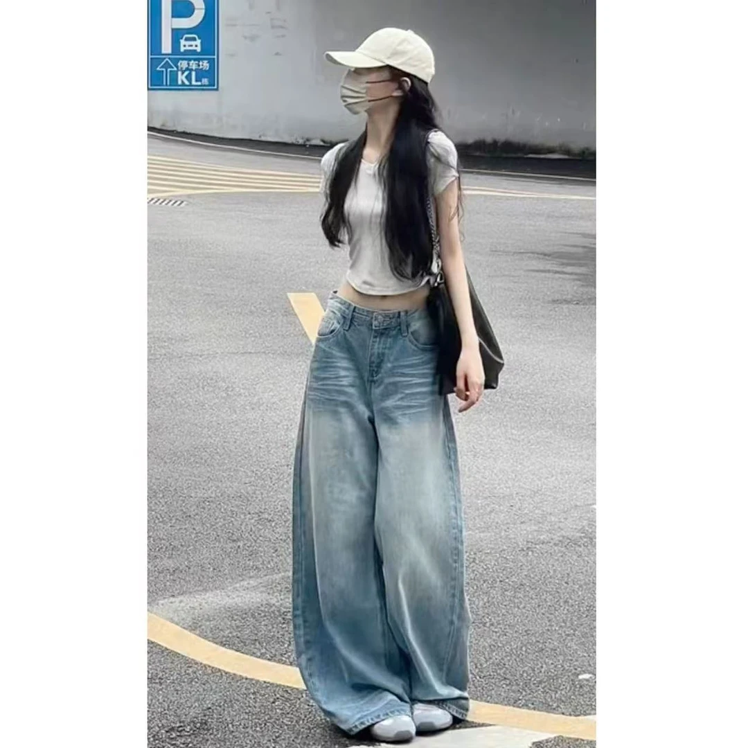 徐秋阳   颜值磨破  春季新款百搭时尚休闲设计感显瘦牛仔裤