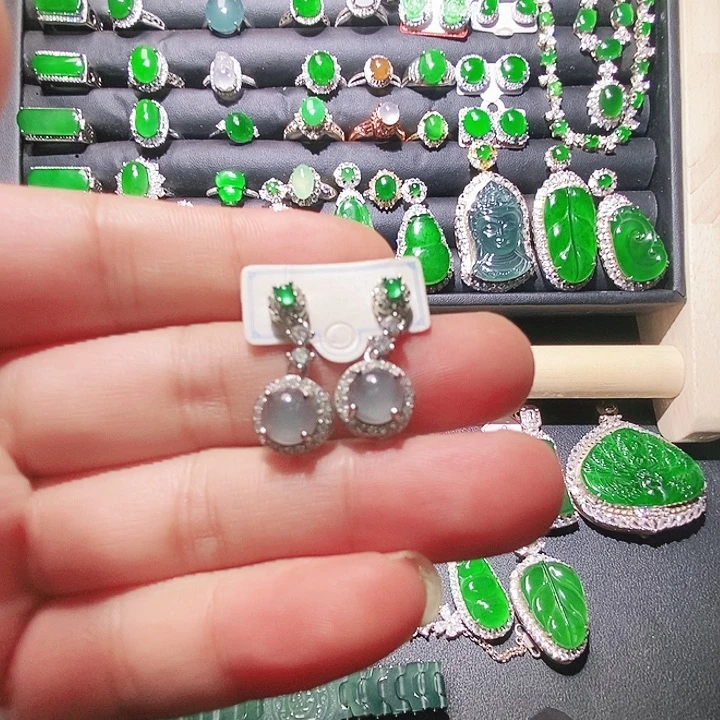 未镶嵌翡翠耳饰14