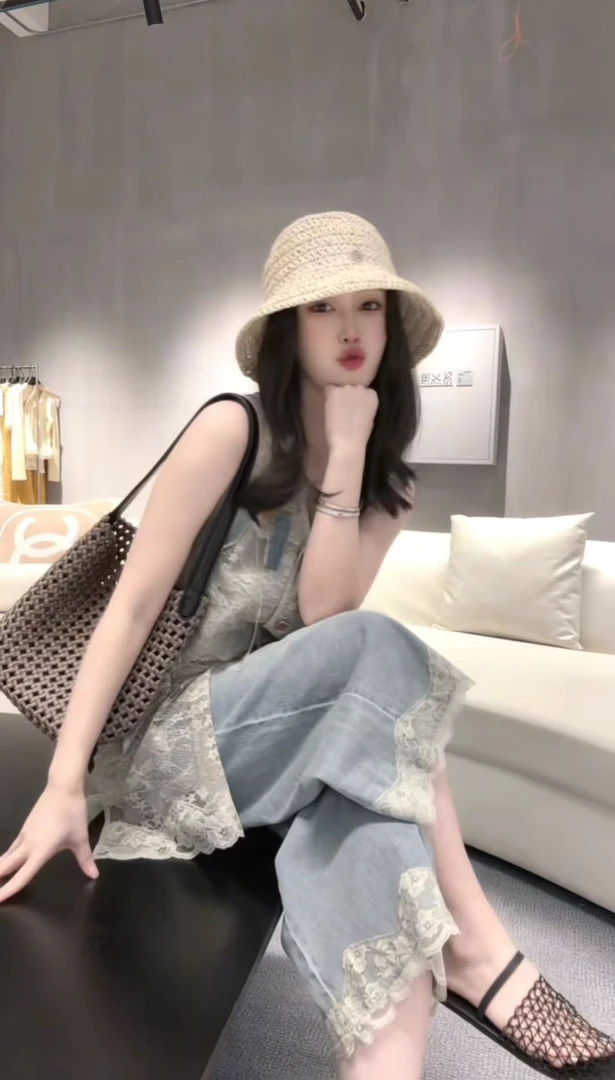 【林间鹿隐】25年新款春夏季轻奢欧若风设计师款拼接上衣 YW125