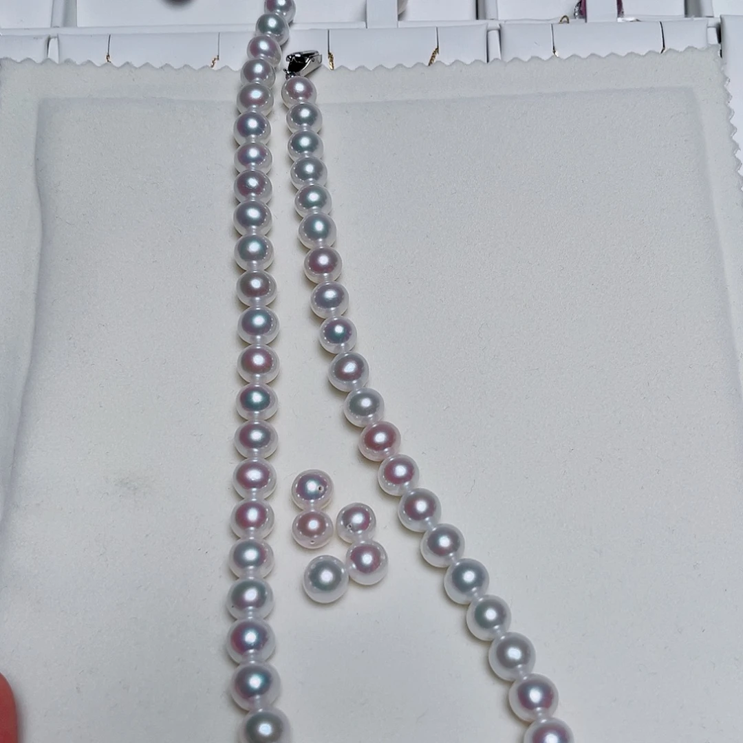 S***r耳饰银S925镶嵌淡水珍珠