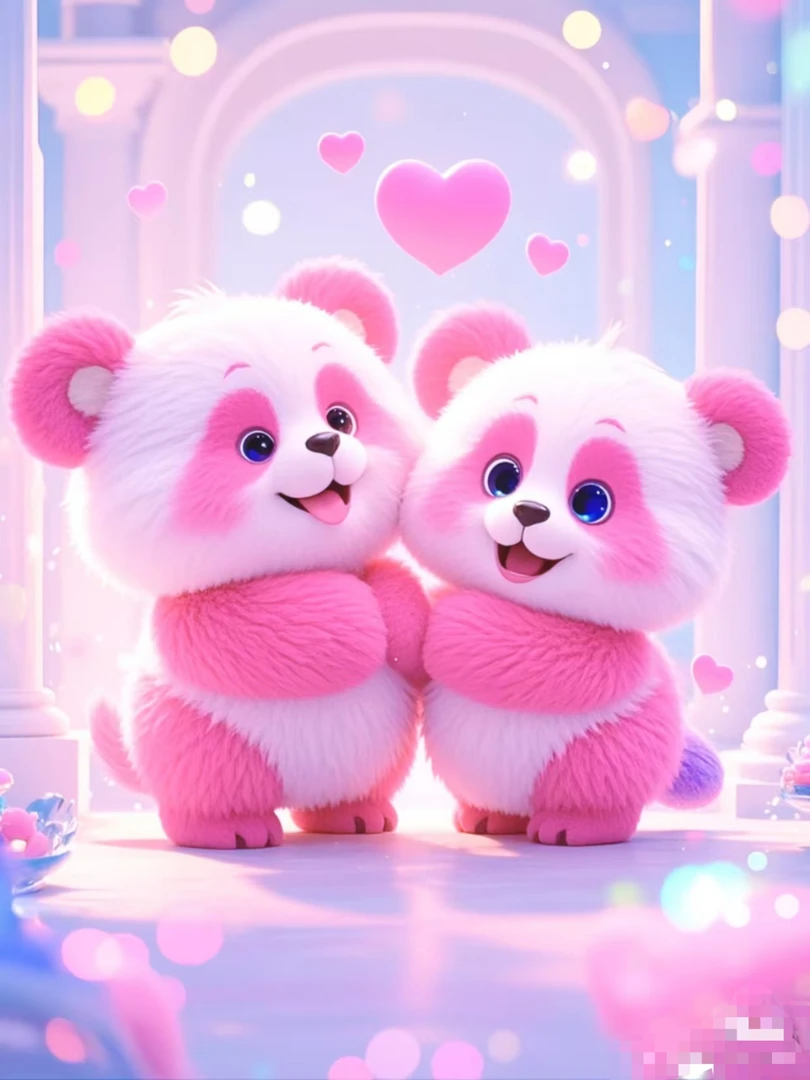 【 一共回 600】可爱熊钻石画