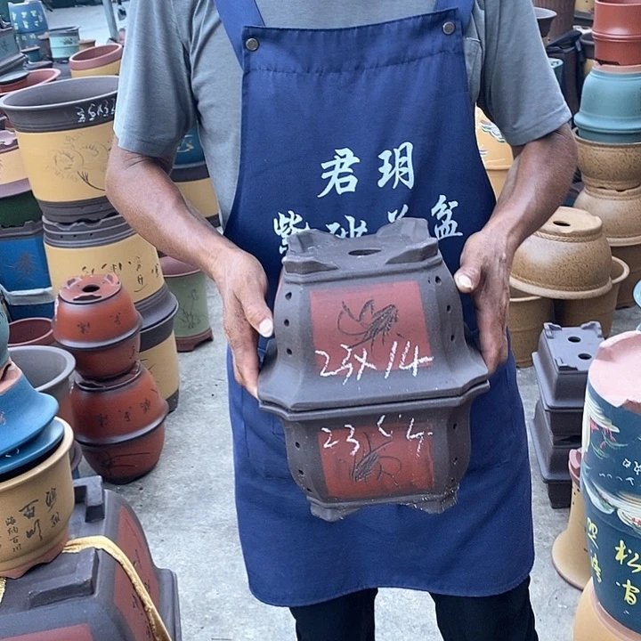 紫砂花盆紫砂花盆