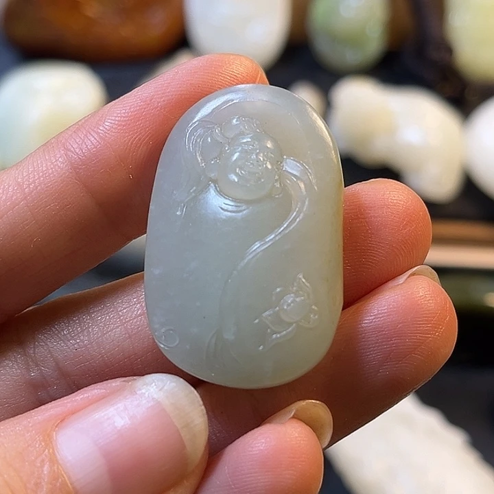 吊坠(不含链)未镶嵌和田玉