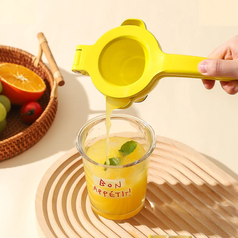 川岛屋柠檬手动榨汁机橙汁压榨器压汁器挤压器压水果汁神器柠檬夹