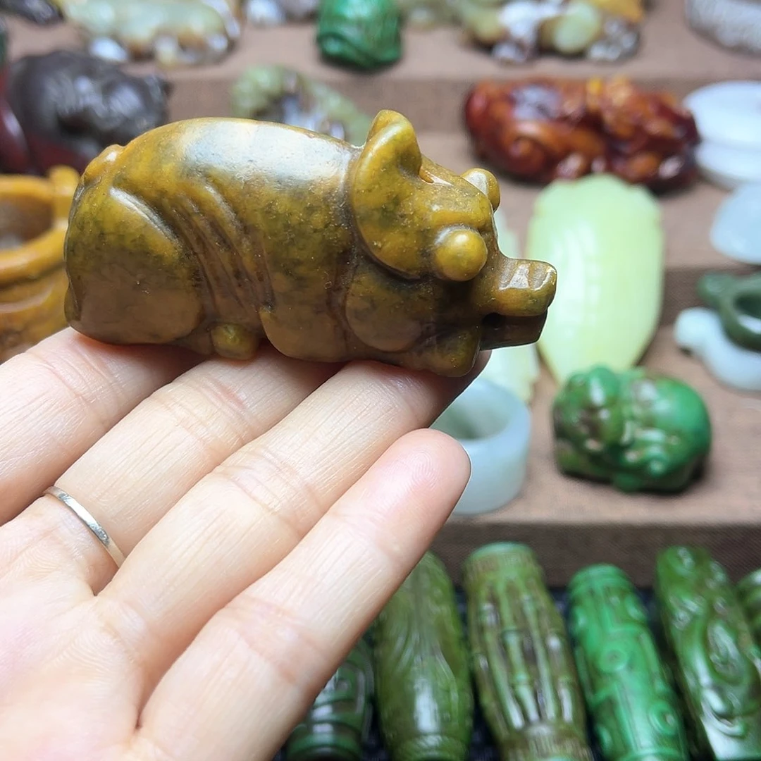 白玉菩提吊坠24。。