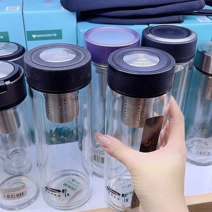 卧龙品牌单层玻璃杯720Ml样品微瑕
