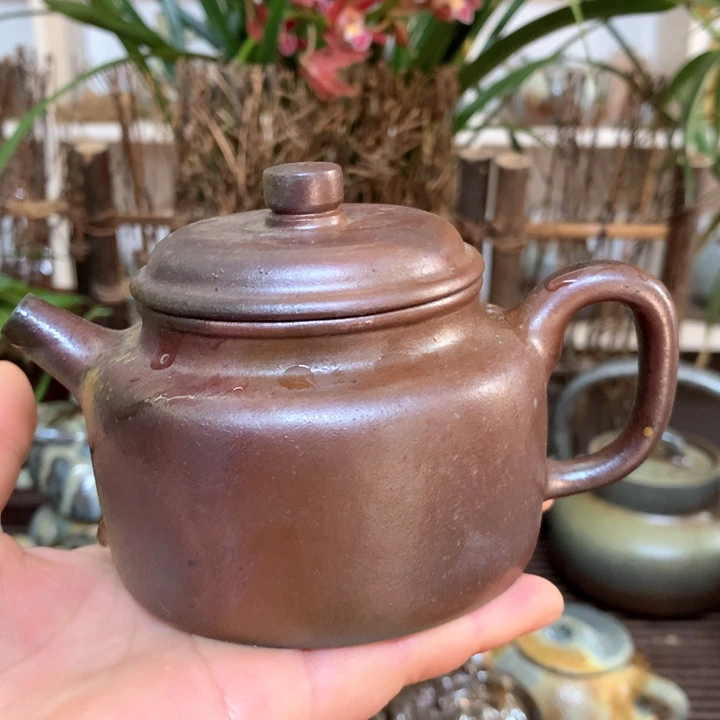 紫砂茶壶纯自然高温裸柴烧220