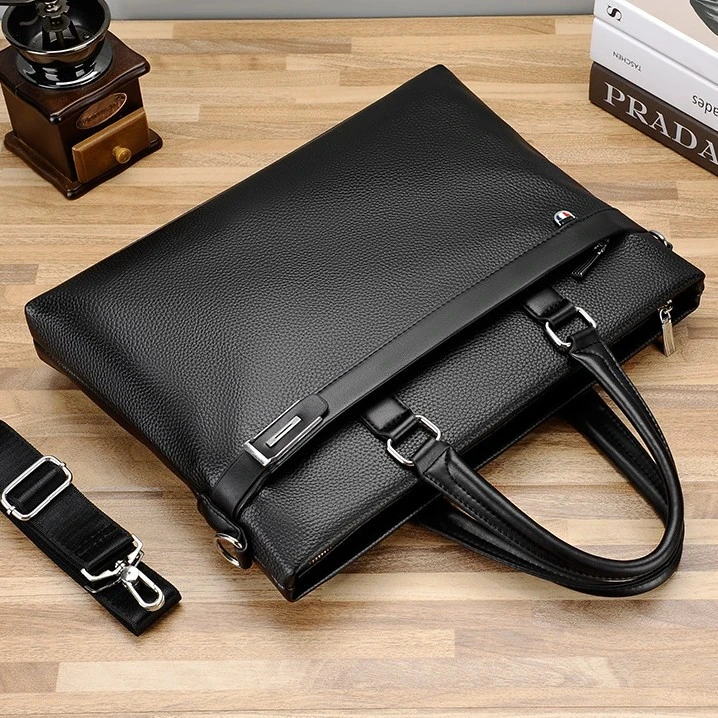 巨森袋鼠男包商务公文包手提包潮流男士包包男单肩包休闲电脑挎包