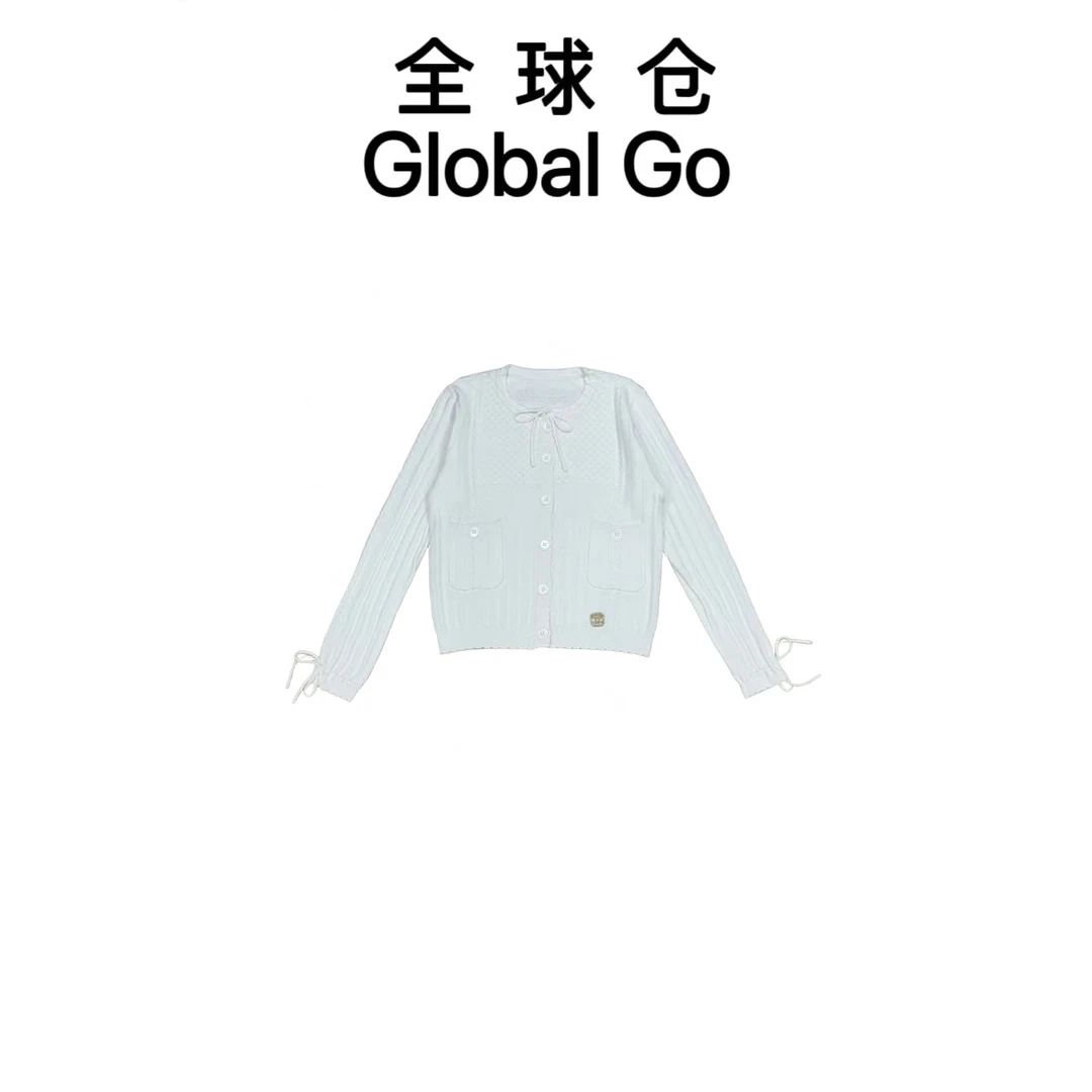 【全球仓Global Go】休闲长袖针织毛针织衫时尚轻奢上衣  032