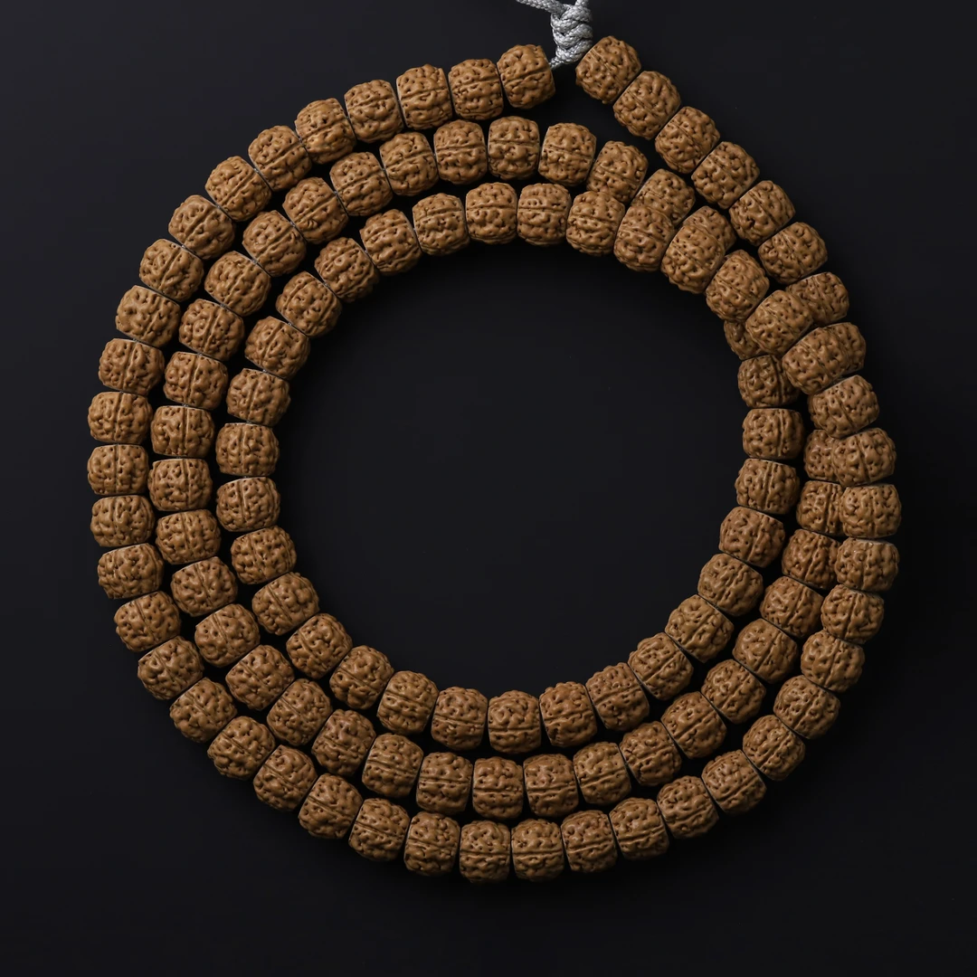 s3937-1【巨肉盘龙】藏式直切盘龙纹小金刚菩提子108文玩长串