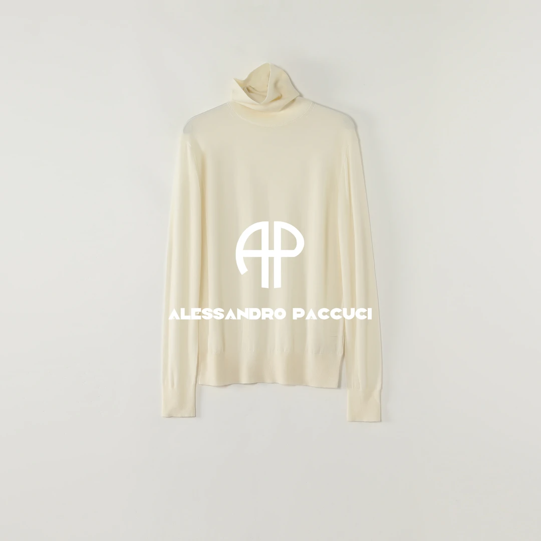 AP洛哥53215ST高领100美丽诺羊毛多色时尚百搭简约套头针织衫