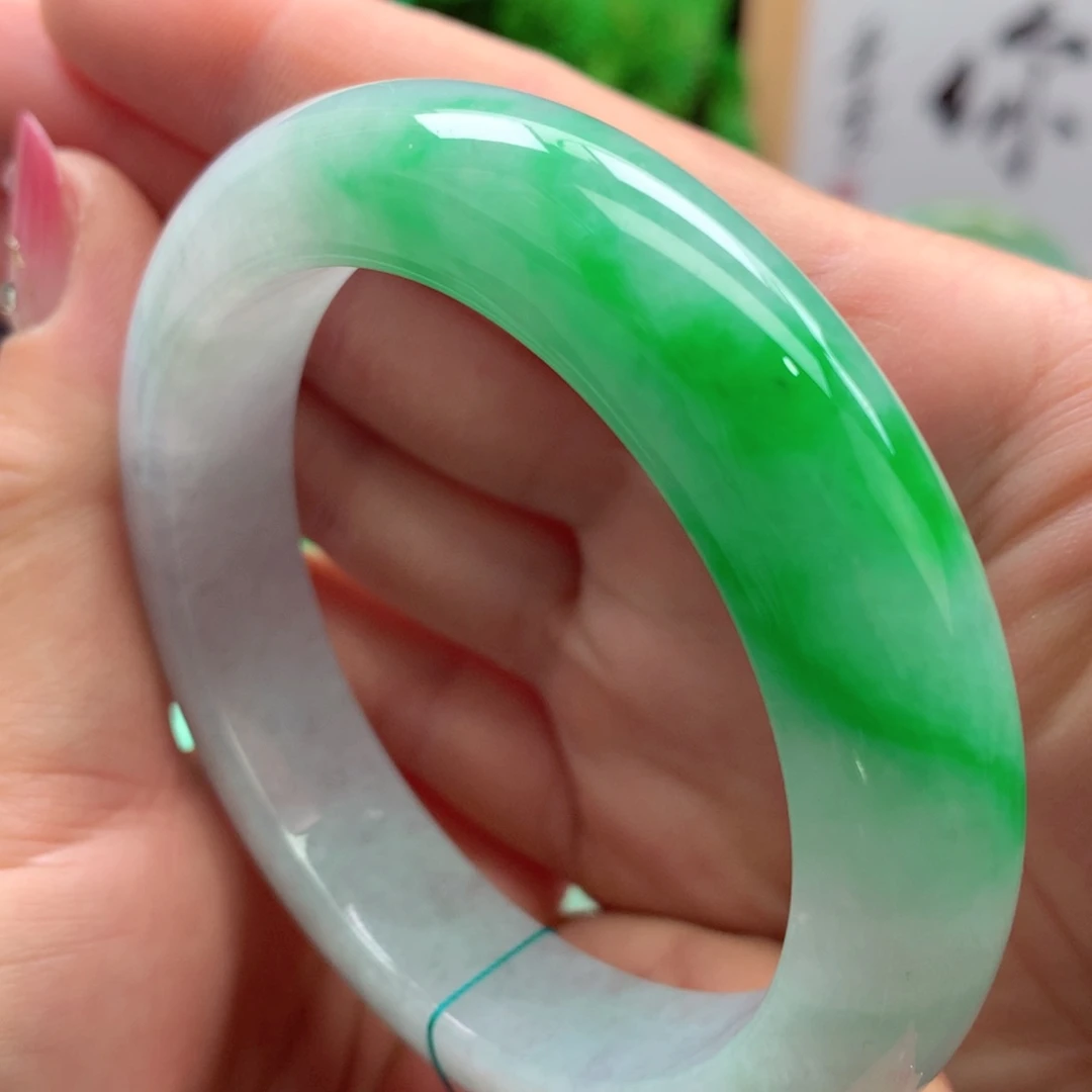 未镶嵌手镯翡翠缅甸56.4圈口