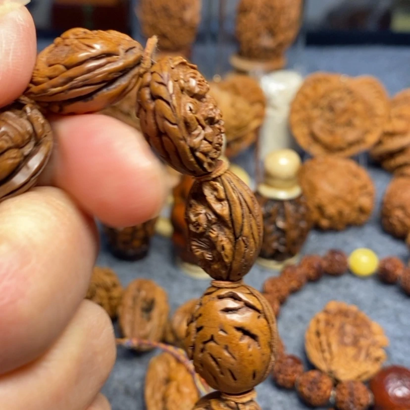 【闪购商品】手串/手链核桃深**士桃核雕刻