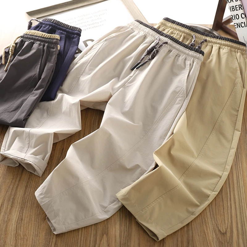 男童速干裤2025夏季新款儿童薄款时尚空调裤凉感透气潮酷休闲裤子