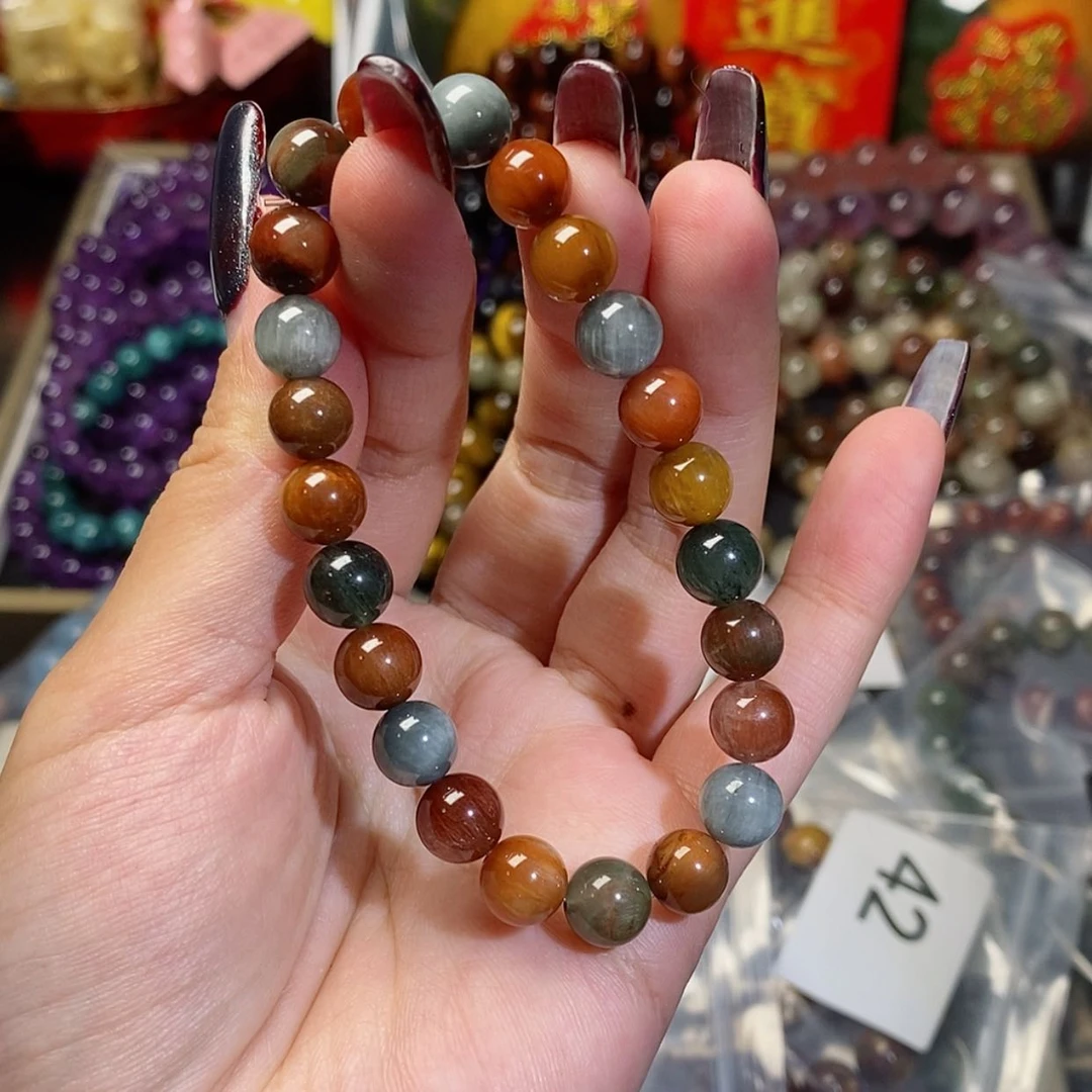 【闪购商品】水晶手串未镶嵌老矿彩兔毛38