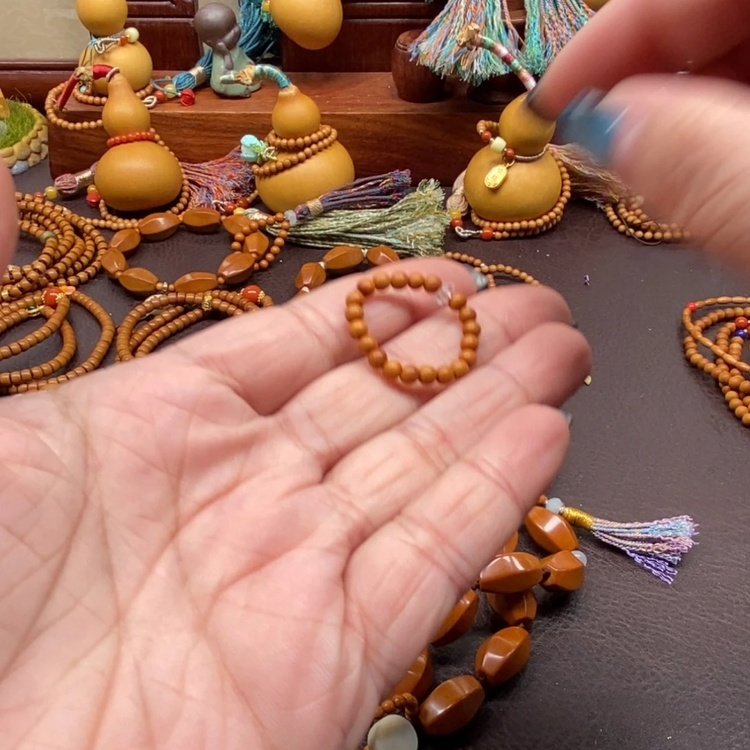 扇子手工编织视频戒指一枚