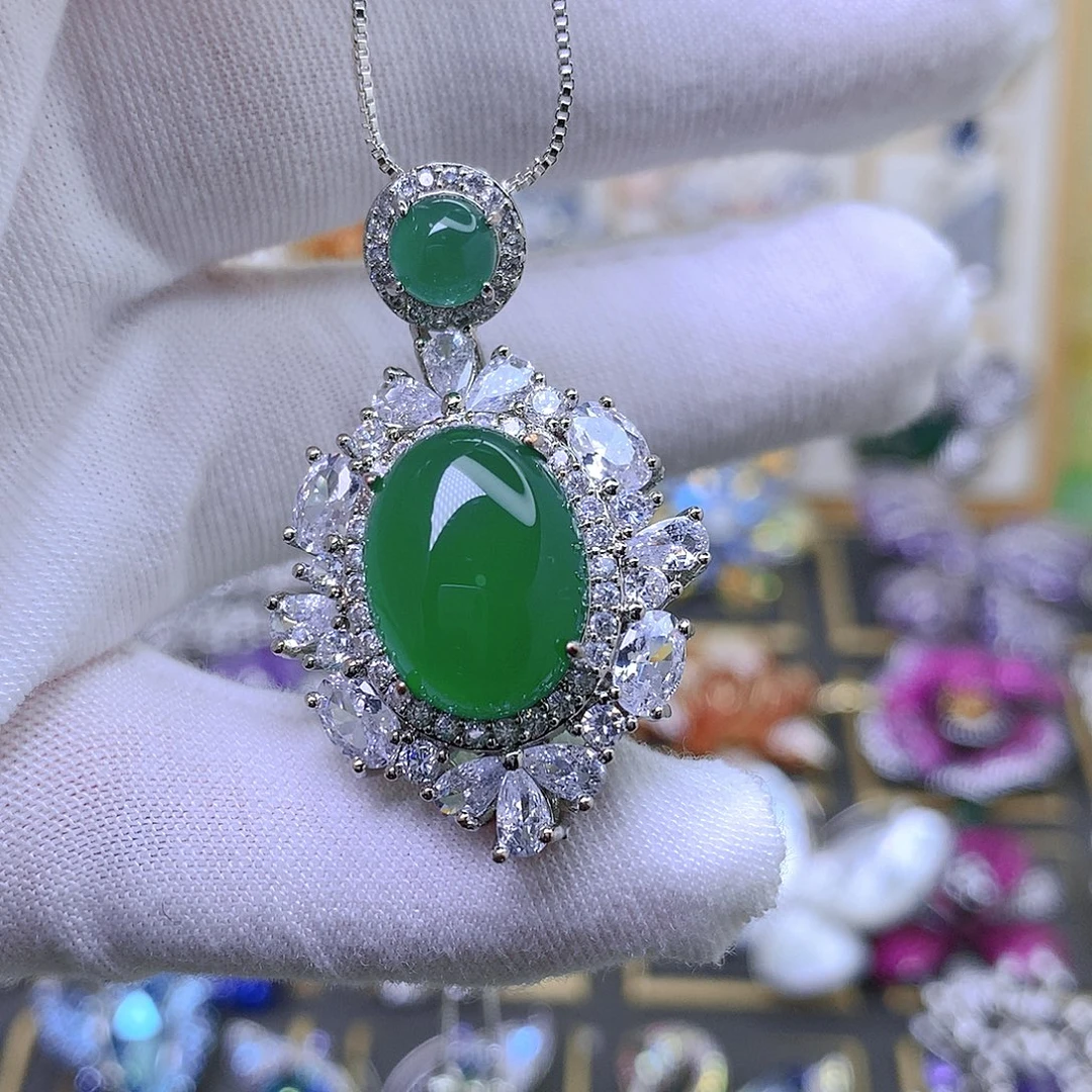 合成立方氧化锆铜项链