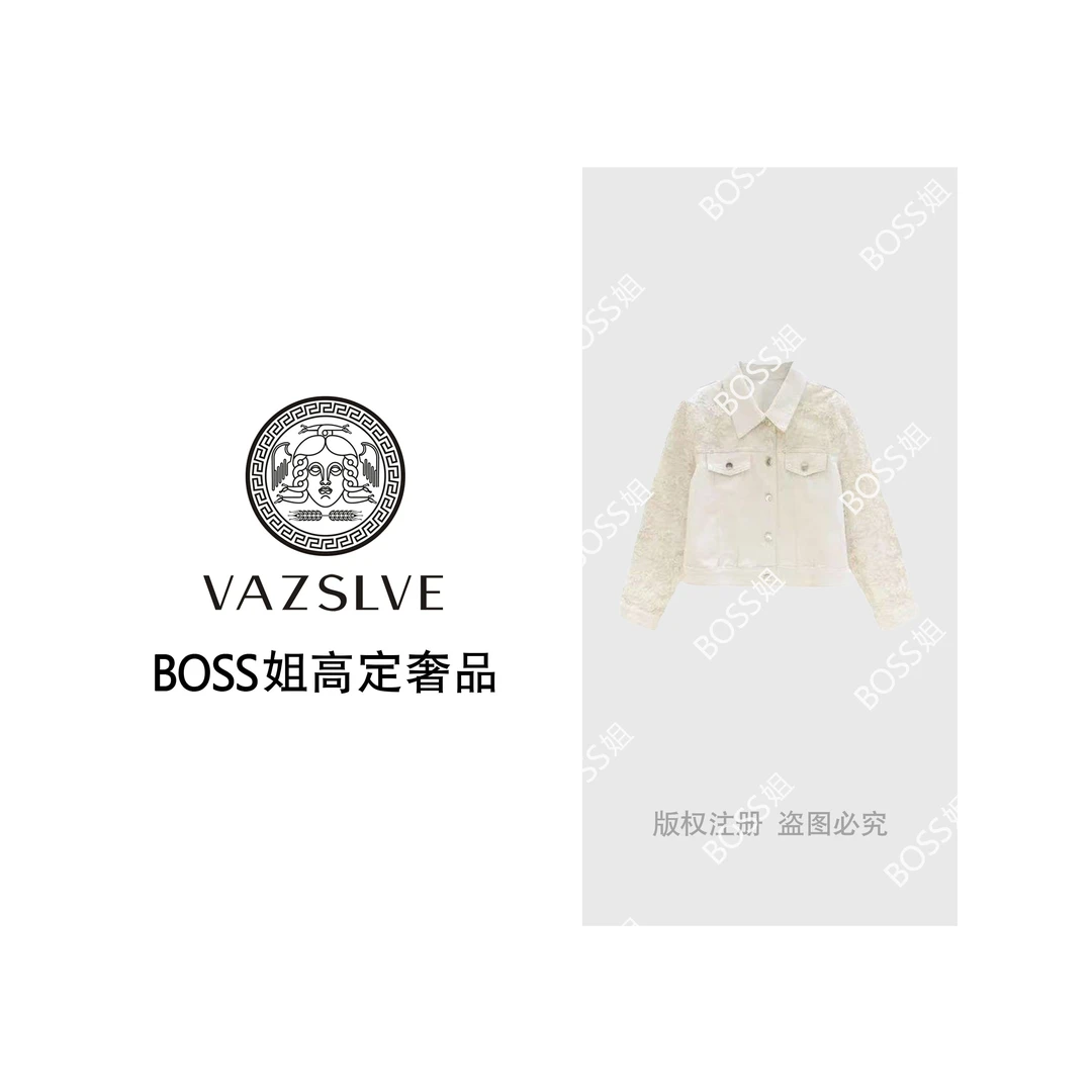 VAZSLVE/原创设计早春新款时尚休闲气质牛仔外套Y-108