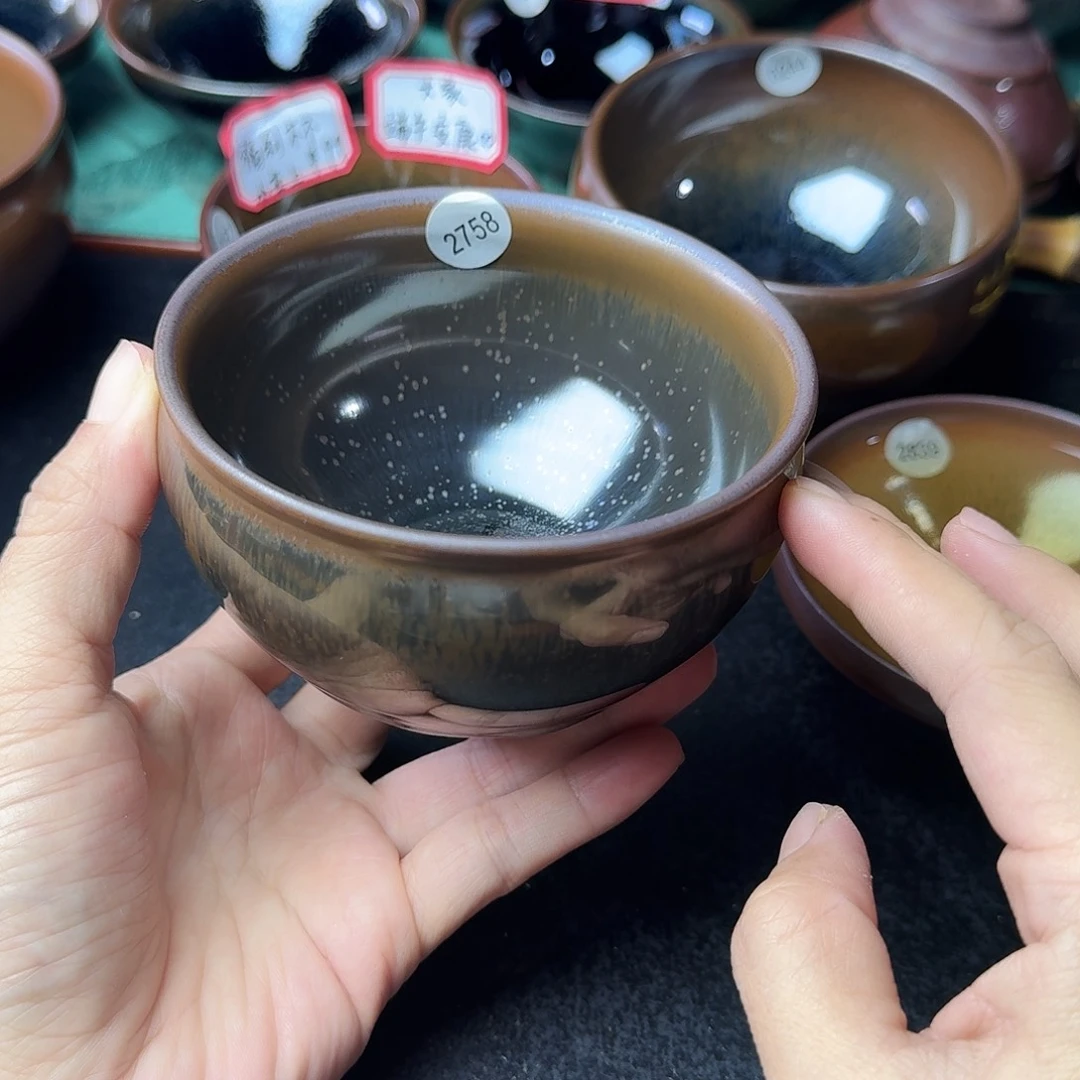 茶盏2758 秋罗柴烧手工主人杯