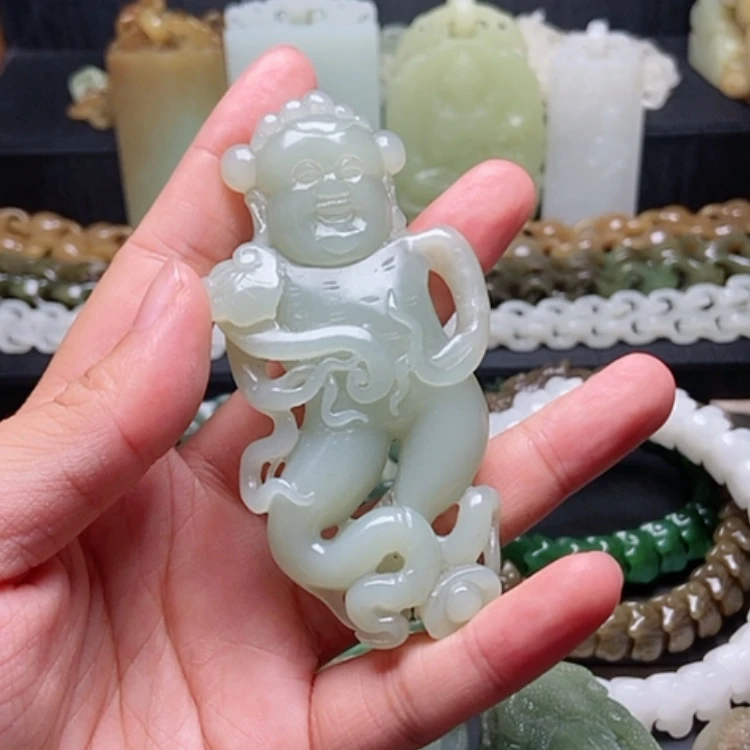 【闪购商品】和田玉未镶嵌颈饰忍*