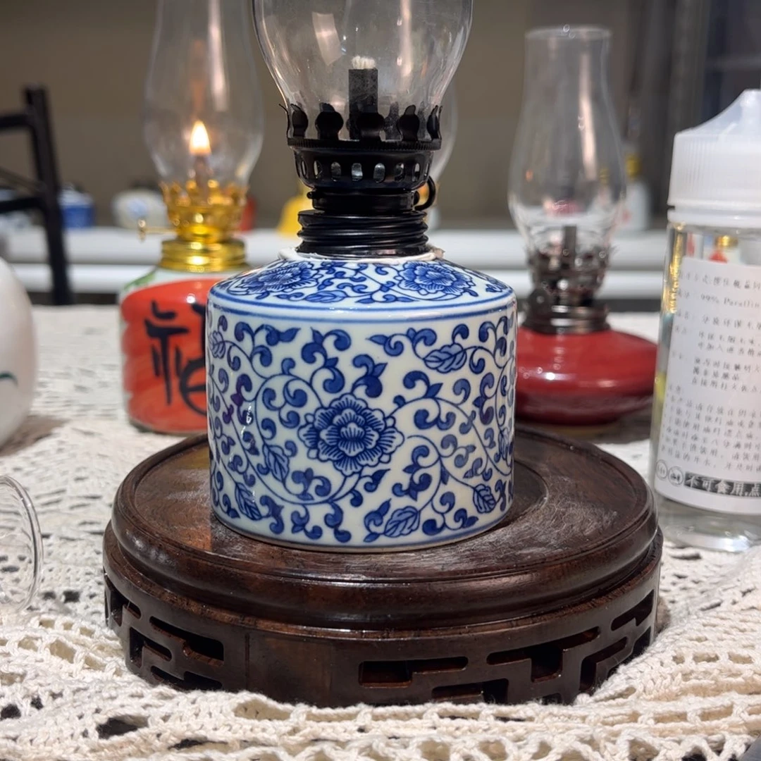 摆件景德镇陶瓷香薰灯