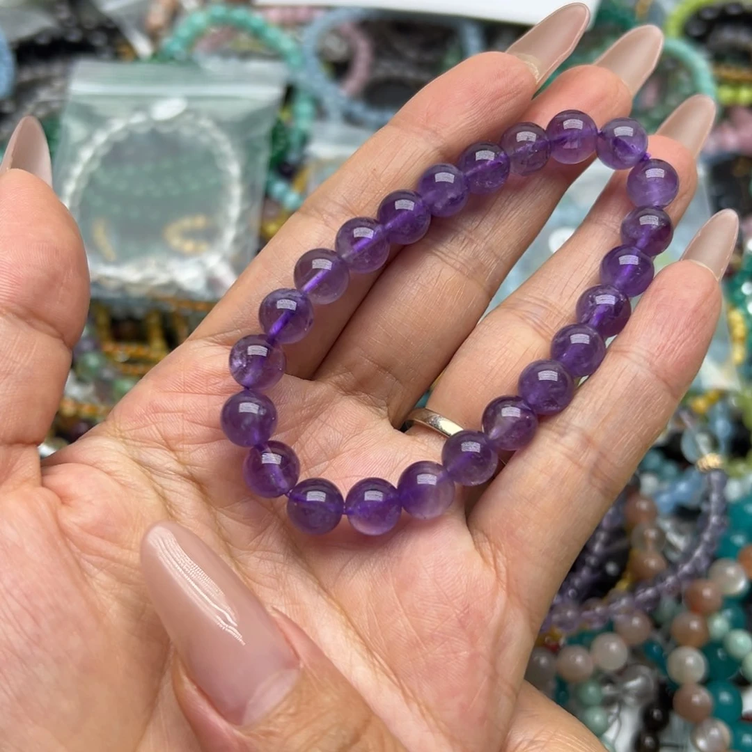 水晶手链未镶嵌紫水晶8