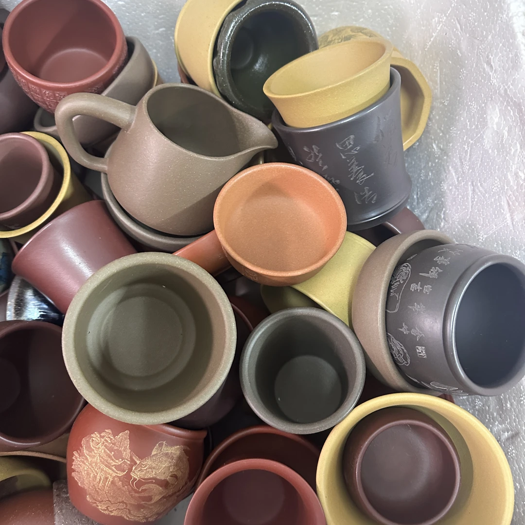 宜兴原矿紫砂主人杯1