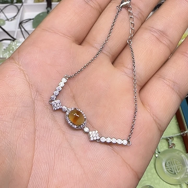 合金蛇纹石玉颈饰