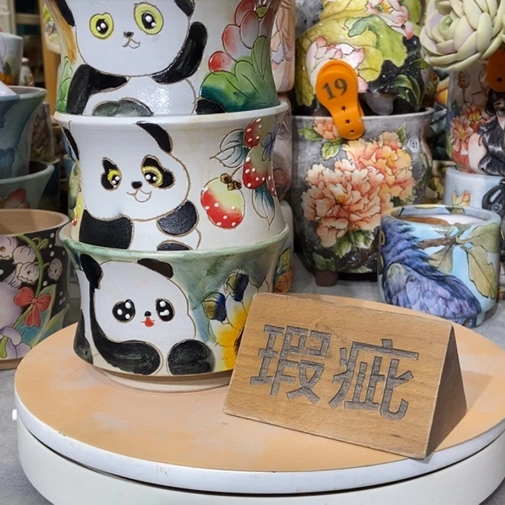 红陶景德镇艺术手绘作品