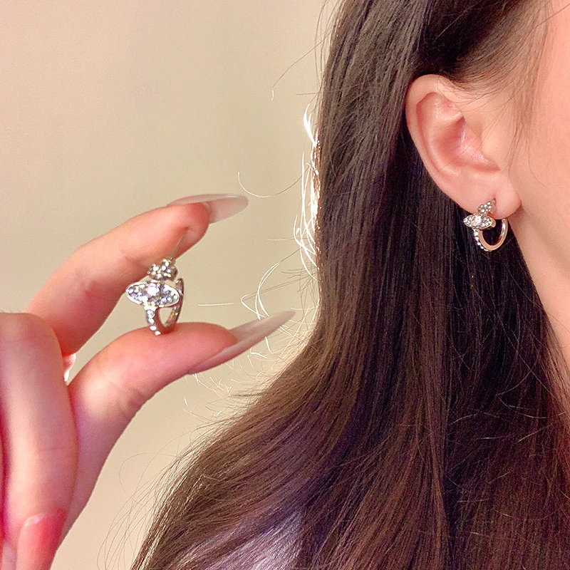 合金耳饰 星球系列耳环女2026新款洋气网红耳环高级感百搭耳饰品