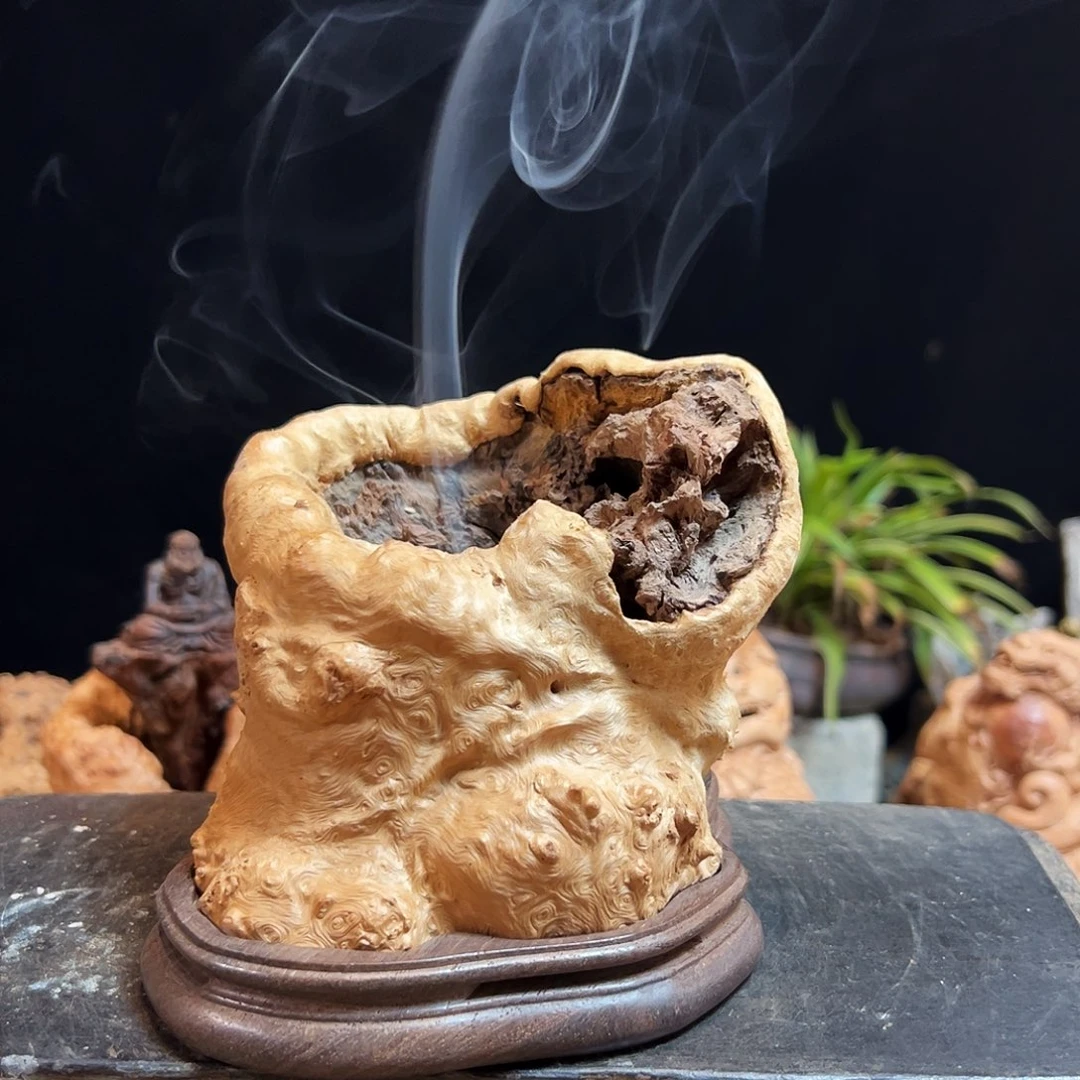 浪***部荔枝木熏香成品香炉