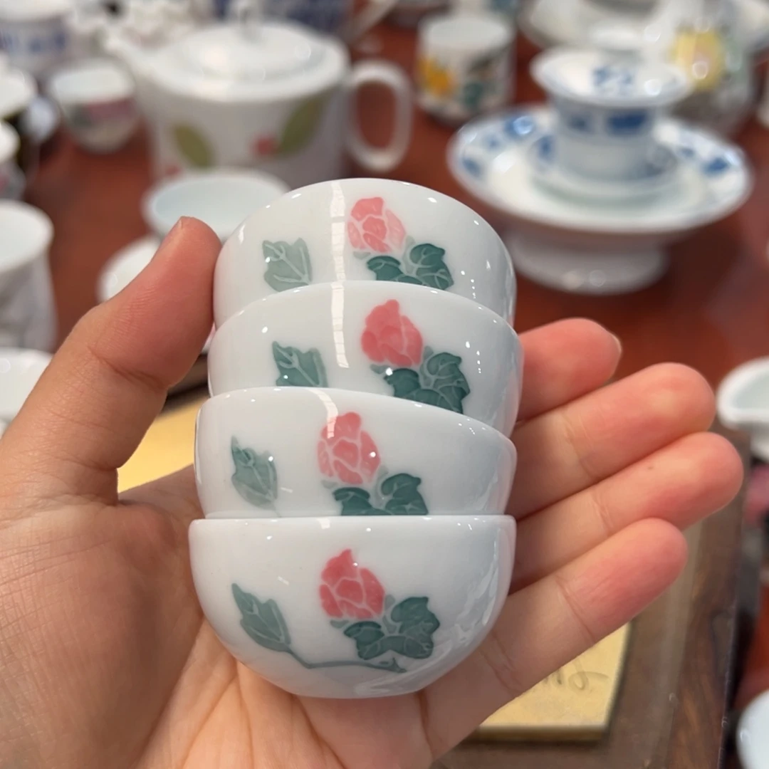 醴陵瓷直播供货基地炸福利手绘