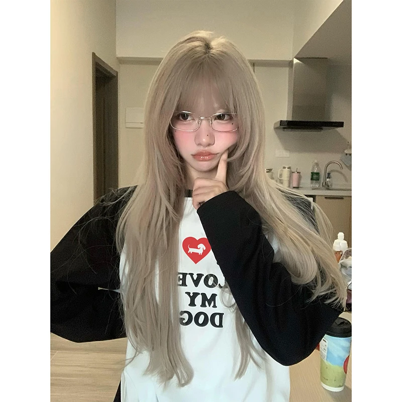 美式辣妹风打底黑色长袖T恤女宽松秋季2025新款百搭显瘦上衣潮