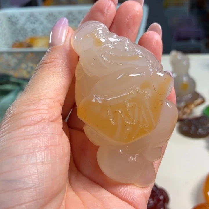 玛瑙/玉髓未镶嵌吊坠(不含链)
