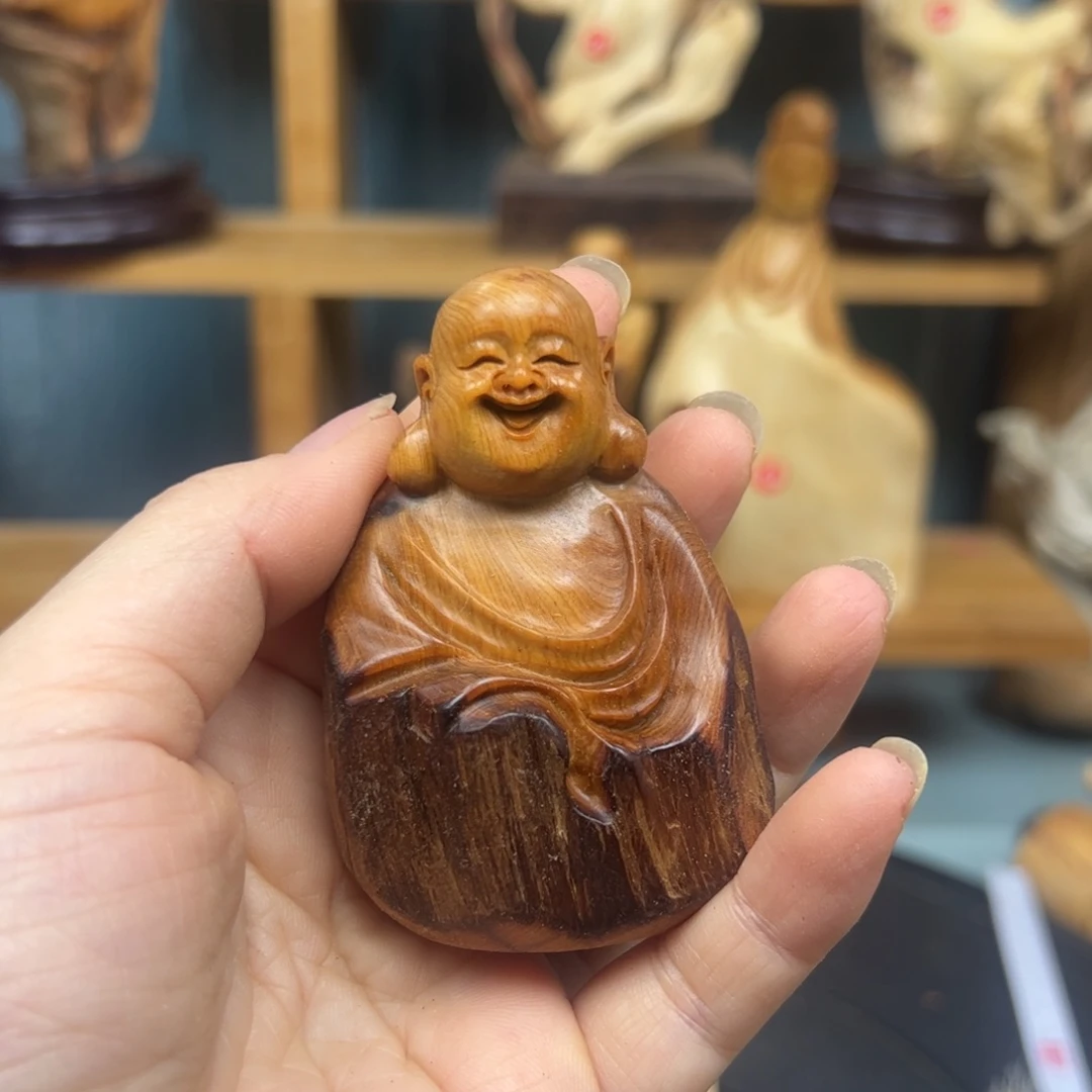 木呵崖柏木摆件手把件