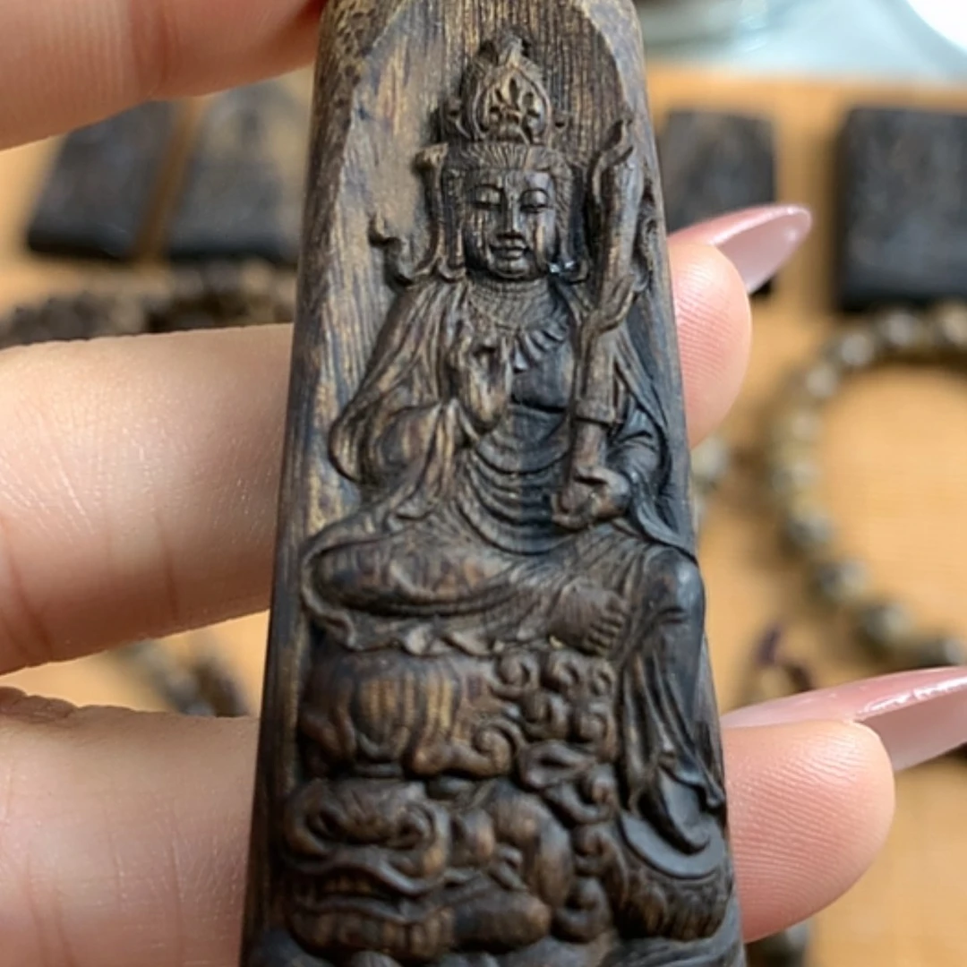 【闪购商品】沉香手串金三角沉香10.86克沉水文殊