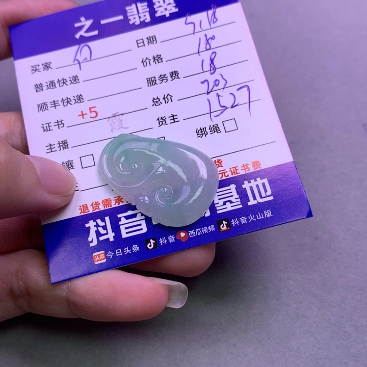 颈饰未镶嵌翡翠何*依