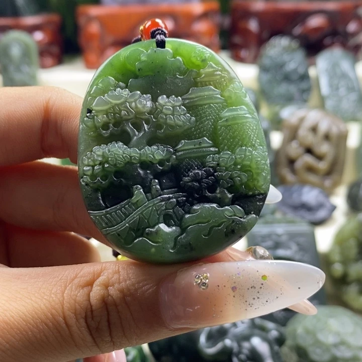 和田玉颈饰未镶嵌