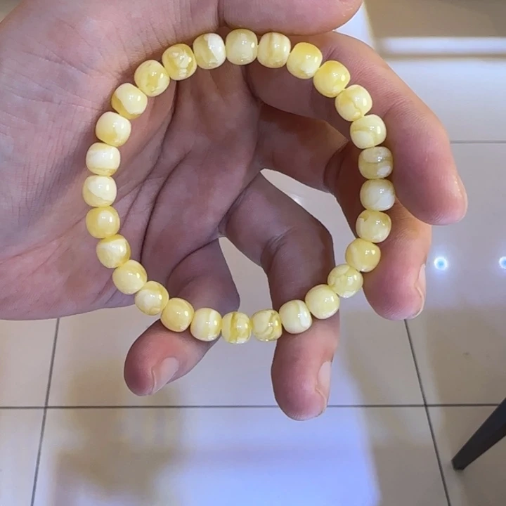 手链琥珀未镶嵌蜜蜡