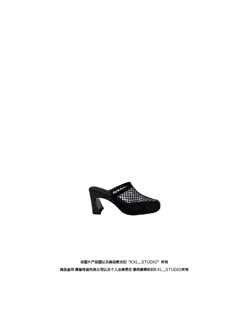 KXL-STUDIO｜镂空艺术-高跟穆勒鞋（7.5厘米）2513-1