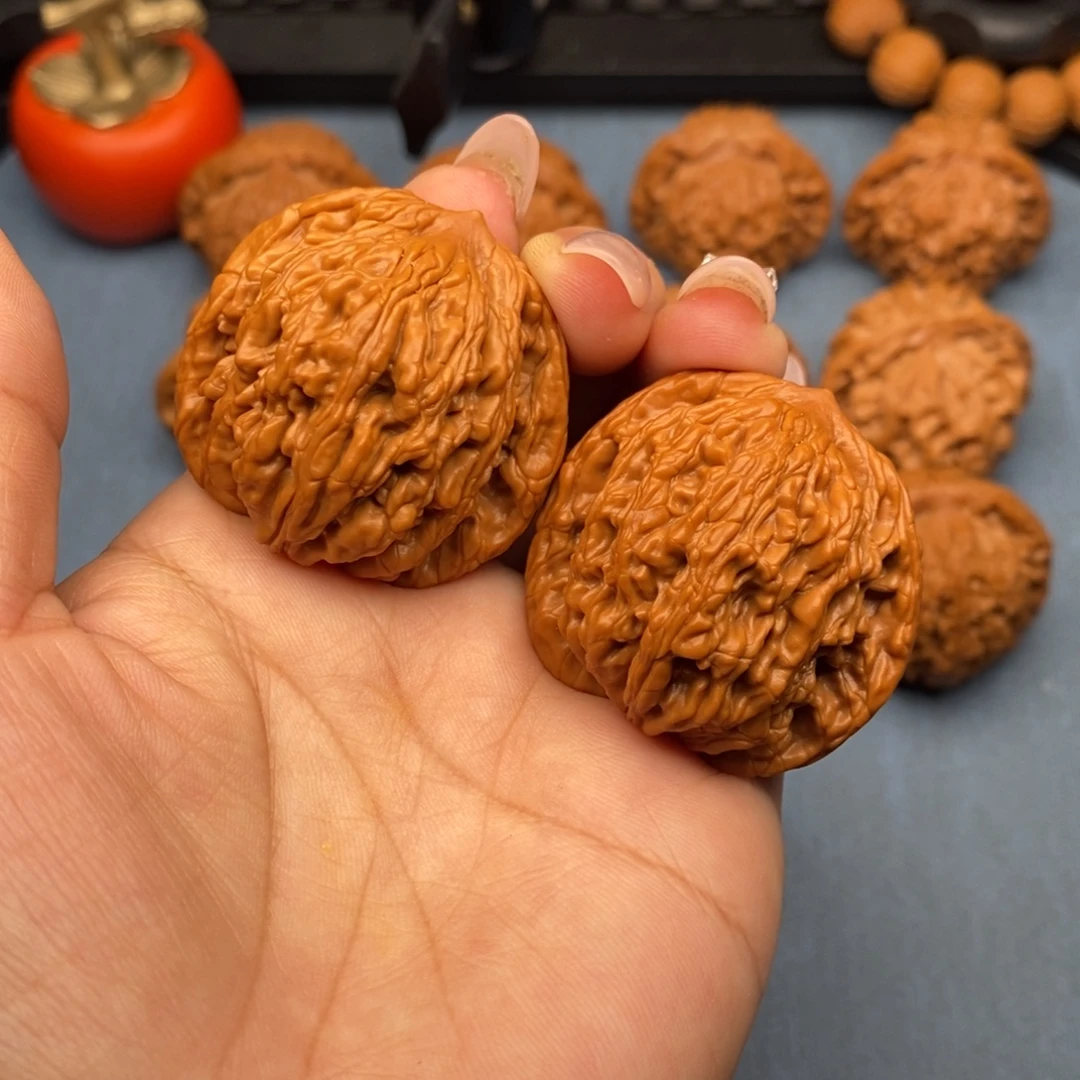 把件文玩核桃虎头39尺全品