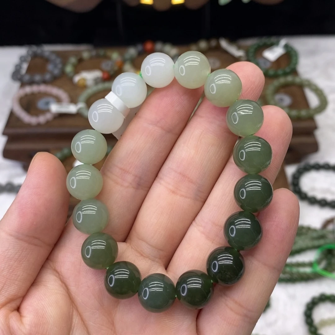 手链未镶嵌和田玉渐变卡12