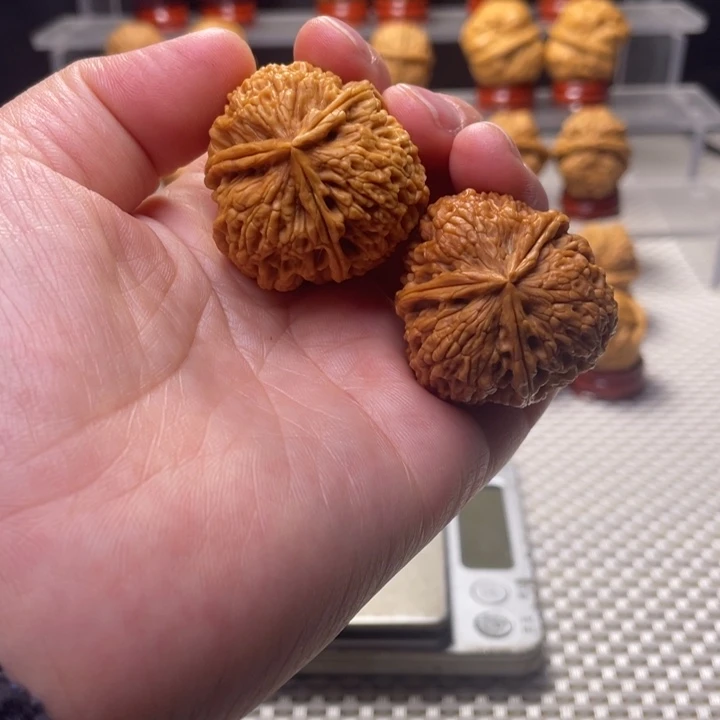 文玩核桃把件20盘龙玉凤