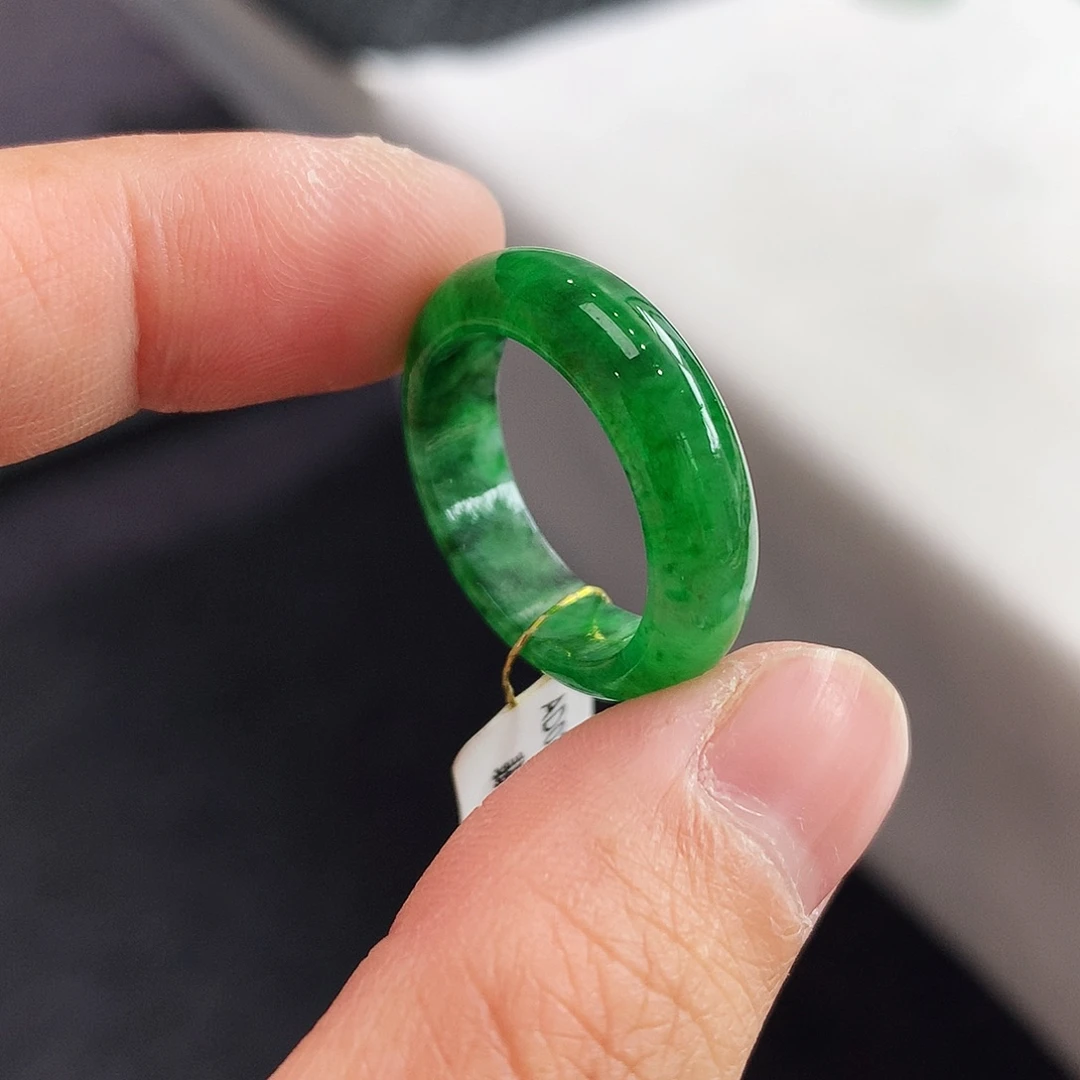 翡翠未镶嵌戒指17号