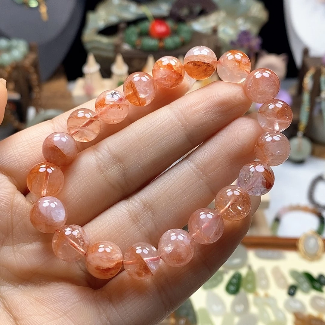 和田玉未镶嵌吊坠(赠链)半*星红花