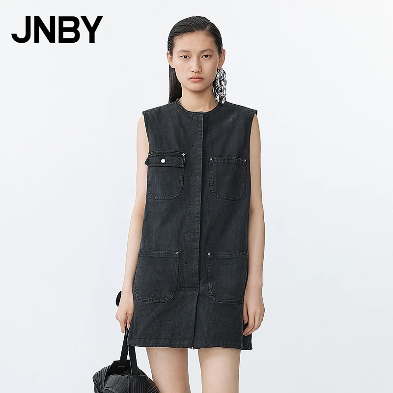 【商场同款】JNBY/江南布衣25夏新品连体衣无袖圆领H型5P5F12010
