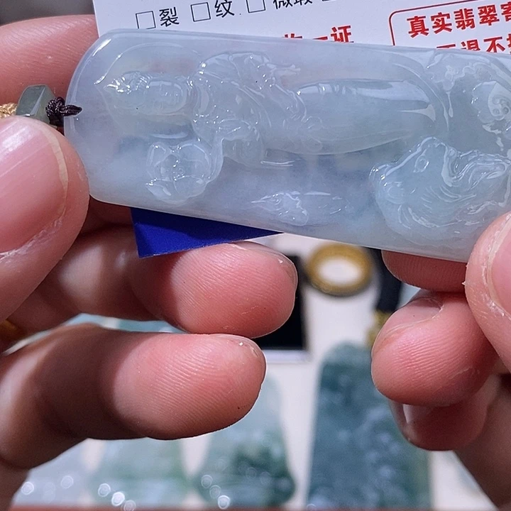 太***湖翡翠未镶嵌颈饰翡翠