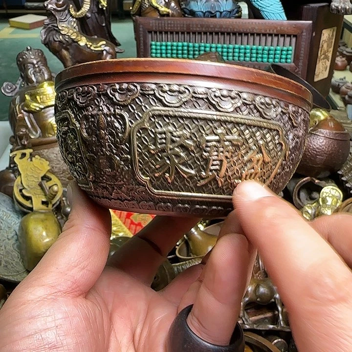 铜器办公室茶室摆件