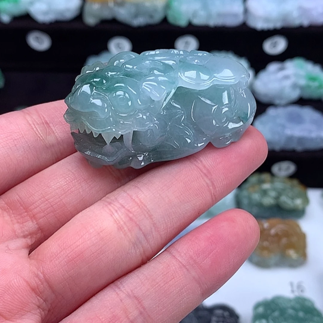 【闪购商品】翡翠颈饰未镶嵌貔貅